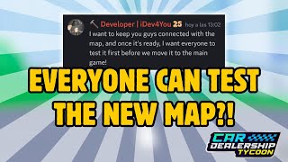 🔥Public Testing for New Map in CDT Car Dealership Tycoon AngelicaRBLX cardealershiptycoonroblox [upl. by Riek712]