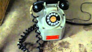 Explosion Proof CrouseHinds Navy Ship Phone Ringing WWII [upl. by Lessard]