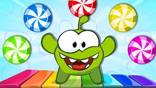 Xilófono Om Nom Candy 🌈  Aprenda colores para niños  Aprende español con Om Nom [upl. by Cherlyn]