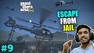 FRANKLIN ESCAPE FROM PRISON  GTA V GAMEPLAY 9 [upl. by Norrahc]