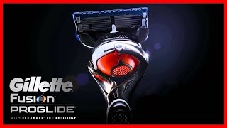 Gillette Fusion ProGlide Flexball Razor  Shaving Gel Limited Edition UNBOXING [upl. by Akisej]