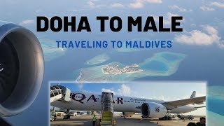 Qatar Airways QR 676 Doha to Male Maldives Business Class Review [upl. by Seleta294]