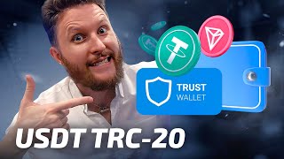 How to Create TRC20 account using Trust Wallet Send amp Receive USDT [upl. by Theurich]