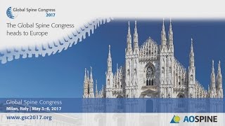 Global Spine Congress 2017  Milan Italy [upl. by Enttirb131]