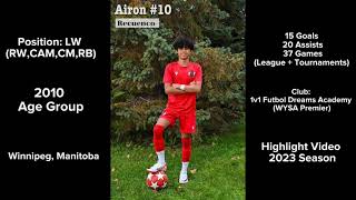 Airon Recuenco 2023 Season Highlight Video [upl. by Moyer]