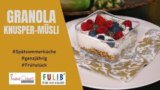 Granola KnusperMüsli  Rezept  Einfach schnell amp lecker von Kochschule Ockert [upl. by Rodolph516]