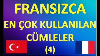 FRANSIZCA EN ÇOK KULLANILAN CÜMLELER 4 [upl. by Nylyahs]