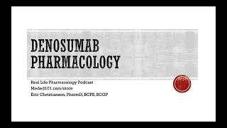 Denosumab Pharmacology [upl. by Adnilav]