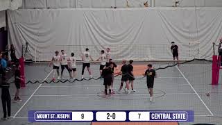 Volleyball NCAA Showcase Mount St Joseph University vs Central State University [upl. by Dionne]