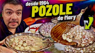 desde 1964 el POZOLE BLANCO del Santo Niño con TAQUITOS DORADOS 😋 [upl. by Tedra]