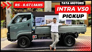 2022 Tata Intra V50 15 Diesel Detailed walkaround video in Hindi  ExShowroom  867Lakhs [upl. by Eugeniusz]