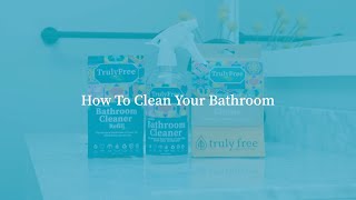 Transform Your Bathroom Quick amp Easy NonToxic Cleaning Guide  FamilySafe Solution [upl. by Hugon]