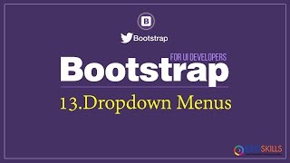 Bootstrap Drop down menu tutorial in Telugu [upl. by Emmye619]