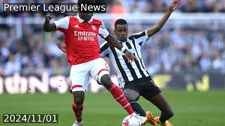 Newcastle United vs Arsenal injury news as 7 ruled out and 4 doubts [upl. by Seow]