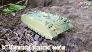 M113 armored personnel carrier 172 plastic toy army tanks [upl. by Chen975]