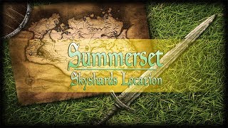 Elder Scrolls Online  Summerset  Skyshard Location [upl. by Outhe916]