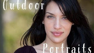 Outdoor Portraits Tutorial How to use natural light and fill flash with digital photography [upl. by Bergin8]