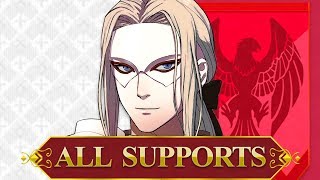 Fire Emblem Three Houses  ALL Jeritza Supports [upl. by Yraeg]