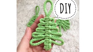 DIY CHOINKA MAKRAMA macrame christmas tree [upl. by Dauf]