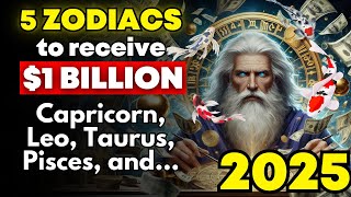 5 Zodiac Signs will be Living in Luxury 2025  MUST WATCH [upl. by Rukna]