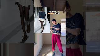 Recreating miu miu’s runway outfit😁 recreatinglook recreating miumiu runwaylooks runway [upl. by Adaha]