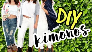 ¿COMO HACER KIMONOS ¡5 IDEAS FACILES por Lau [upl. by Pandora601]