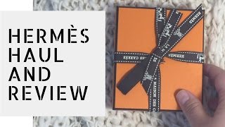 ♥ Hermès Mini Haul Ulysse  Petit Modèle Agenda [upl. by Attirehs]