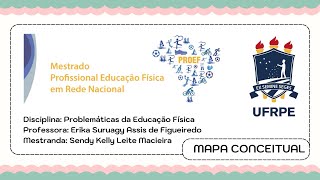 MAPA CONCEITUAL Problemáticas da Educação Física  PROEF  UFRPE [upl. by Gayelord]