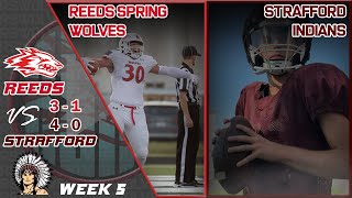 Reeds Spring Wolves Football vs Strafford Indians [upl. by Hopfinger]