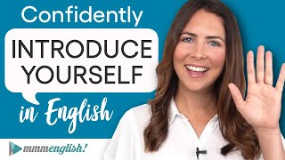 Tell me about yourself Introduce yourself in English with EASE [upl. by Ahmed964]