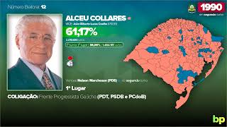 Jingle completo de Alceu Collares em 1990  Eleições para o governo do Rio Grande do Sul [upl. by Hctud]