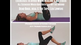 Healing Diastasis Recti Exercises to Avoid [upl. by Yorke]