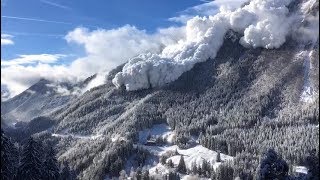 Gigantische SchneeLawine in den Schweizer Alpen Januar 2019 freie Energie [upl. by Samford]