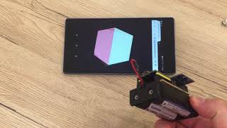 ESP32  MPU9250 3D orientation visualisation [upl. by Courtund]