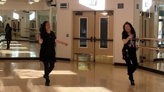 Fiestas  Line Dance Demo amp Tutorial Cha Cha [upl. by Hsiri]