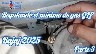 REGULANDO EL MINIMO DE GAS BAJAJ 2025 [upl. by Ynafets]