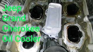 Enfriador de aceite Jeep Grand Cherokee wk2 oil cooler [upl. by Carmella24]