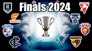 OFFICIAL 2024 AFL Finals Predictions [upl. by Oigolue]