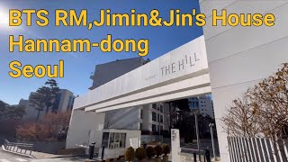 BTS RMJiminJin amp Bigbang GDs House  Hannam The Hill amp Nine One Hannam in Seoul Korea [upl. by Goldman]