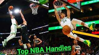 Top 10 NBA Handles  AnkleBreakers amp Killer Crossovers [upl. by Nnayllek17]