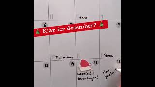 Er du klar for desember Med Månedsplanen blir du det [upl. by Kira]