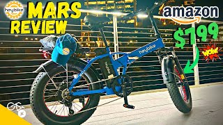 Folding Ebike Heybike Mars  WalkthroughReview [upl. by Neenad]