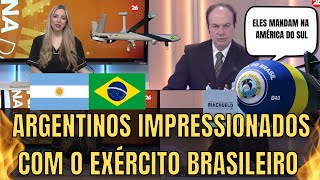 Jornal Argentino Fala Sobre O Exército Brasileiro [upl. by Siravrat199]