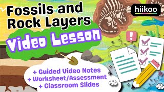 Fossils and Rock Layers for Kids NGSS 4ESS11 🌎🦕 [upl. by Rafi392]