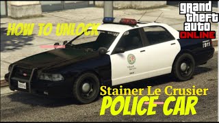 How to Get the Stanier Le Cruiser Police Car Unlocked in GTA Online [upl. by Hamish131]