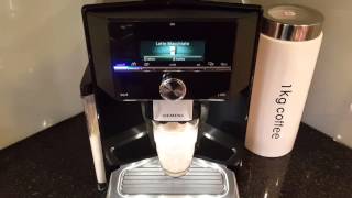 Siemens EQ9 S300  S500  Latte Macchiato  Kaffeevollautomat Silent [upl. by Mandler]