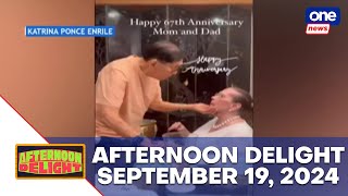 AFTERNOON DELIGHT  Juan Ponce Enrile wife celebrate 67th wedding anniversary [upl. by Mariam]