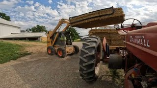 2023 Wheat Harvest amp Beginning of straw baling [upl. by Htenay]