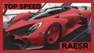 RAESR Tachyon 2019  Top Speed  Forza Horizon 5 [upl. by Golub]