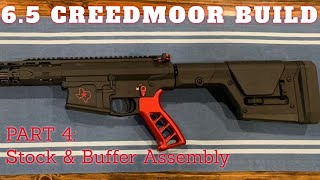 A Beginners Guide To Building An AR10 Part 4  Stock amp Buffer [upl. by Lebam]